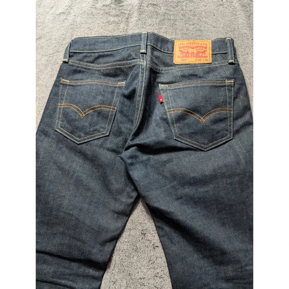 Levi's 511 Slim Fit Men's Jeans Size 29 x 30 Dark Wash